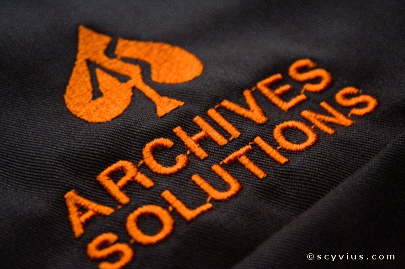 Broderie sur vêtement professionnel