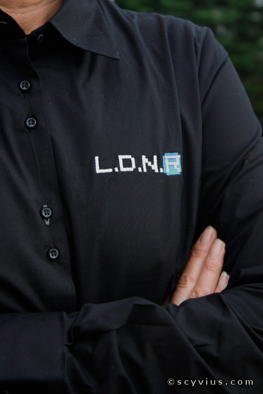 Logo entreprise sur chemise