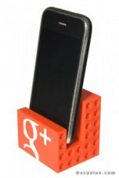 Support LEGO publicitaire pour smartphone